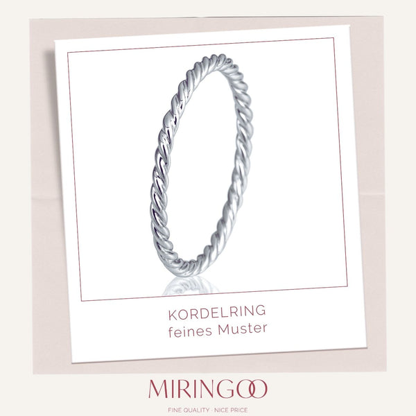 Kordel-Ring (feines Muster)