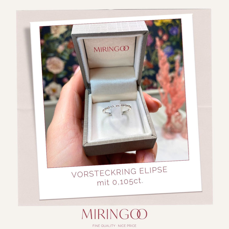 Vintage Memoirering · Fantasie Fassung · 0,105ct