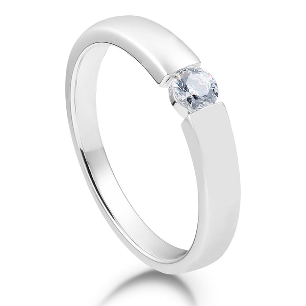 Bandring in Spannringoptik - 0,25ct.