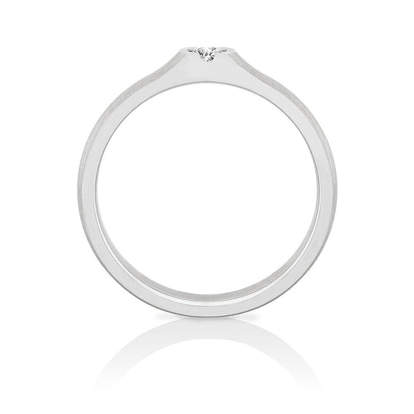 Solitaire-Ring "Vulkan" mit 0,15ct. Diamant kaufen bei 