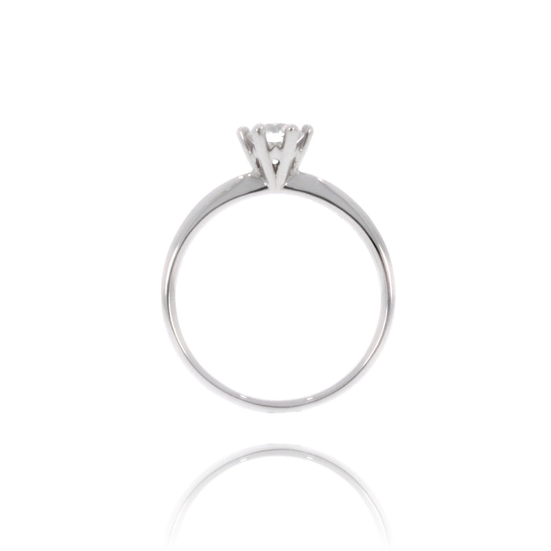 Solitaire-Ring "Classico" mit 6er-Krappe und 0,50ct. Diamant kaufen bei 