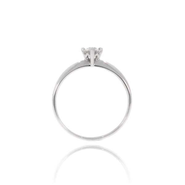 Solitaire-Ring "Classico" mit 4er-Krappe und 0,30ct. Diamant kaufen bei 